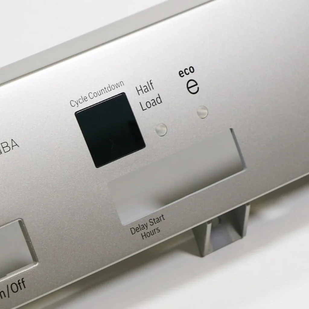 Bosch Dishwasher Control Panel Facia (Silver) - 00665887, Replaces: 665887