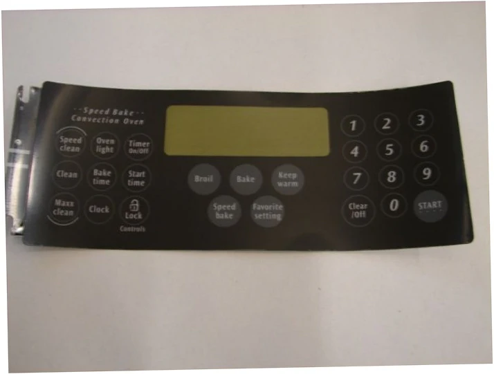 Frigidaire Range /Oven Clock Overlay (Black) - 316419704