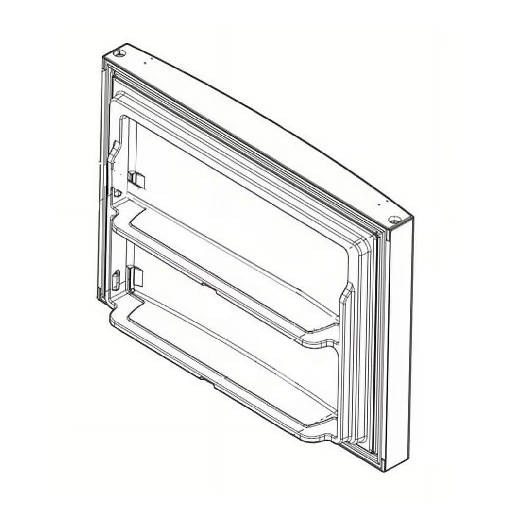 Frigidaire Refrigerator Freezer Door (Black) - 5304532785, Replaces: 5303918870
