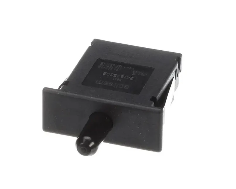 Frigidaire Refrigerator Light Switch (Black) - 241835502, Replaces: 7241835502