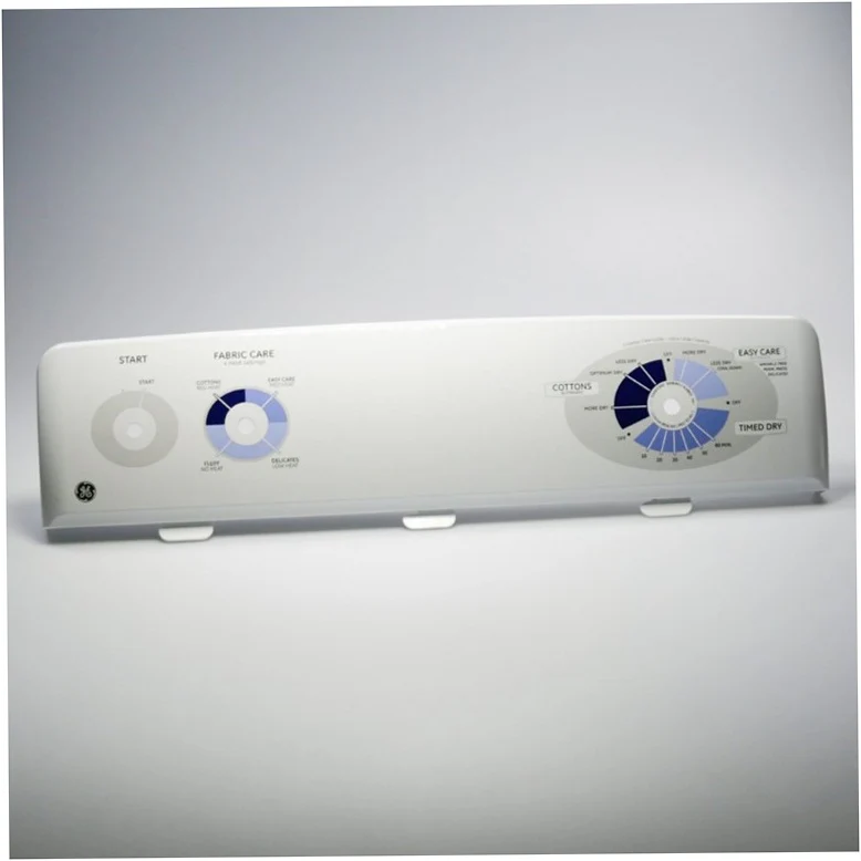 GE Dryer Control Panel - WE19M1493, Replaces: 212D1302G09