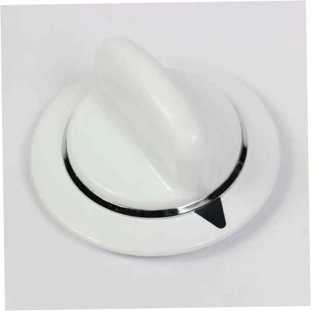 GE Dryer Timer Knob (White) - WE01X20374, Replaces: WW02L00247