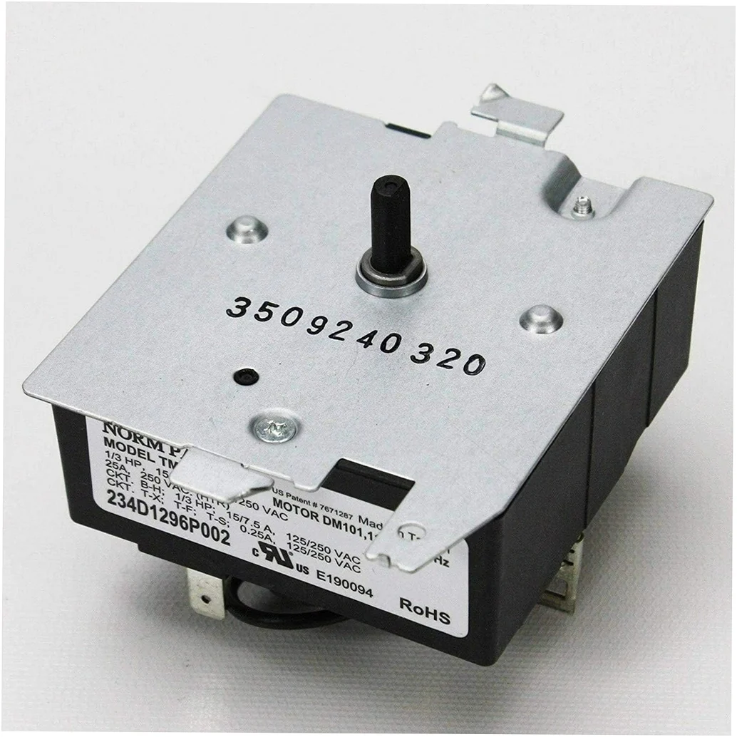 GE Dryer Timer - WE04X20089, Replaces: WW02F00319