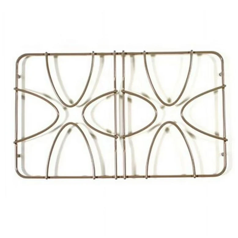 GE Range /Oven Burner Grate Kit (Satin Black) - WB31X28386, Replaces: WB31T10049
