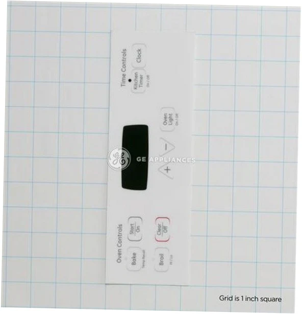 GE Range /Oven Overlay - WB27K10256