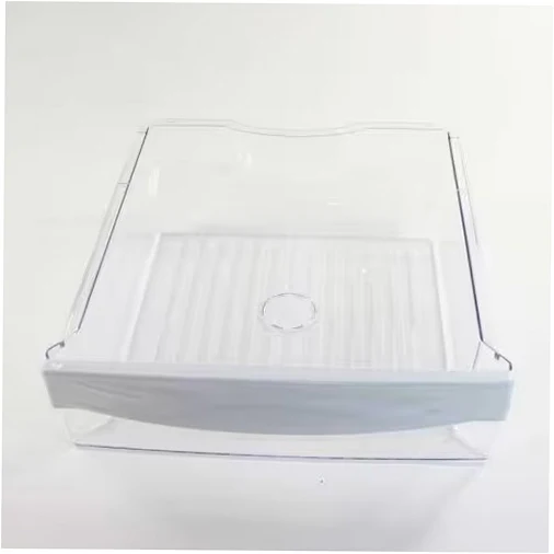 GE Refrigerator Snack Pan Assembly - WR32X26244, Replaces: WR01L11597