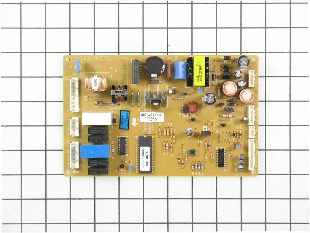 LG Refrigerator Main Control Board - 6871JB1375H, Replaces: 6871JB1375A