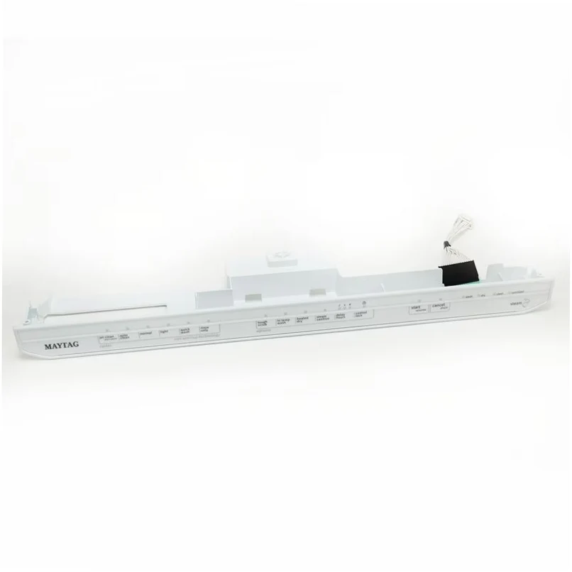 Whirlpool Dishwasher Control Panel (White) - WPW10475771, Replaces: W10329521