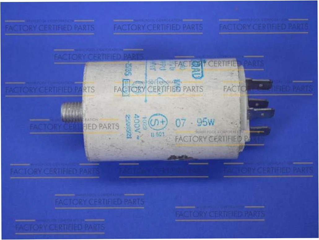 Whirlpool Dryer Capacitor - W11105120, Replaces: 8182473
