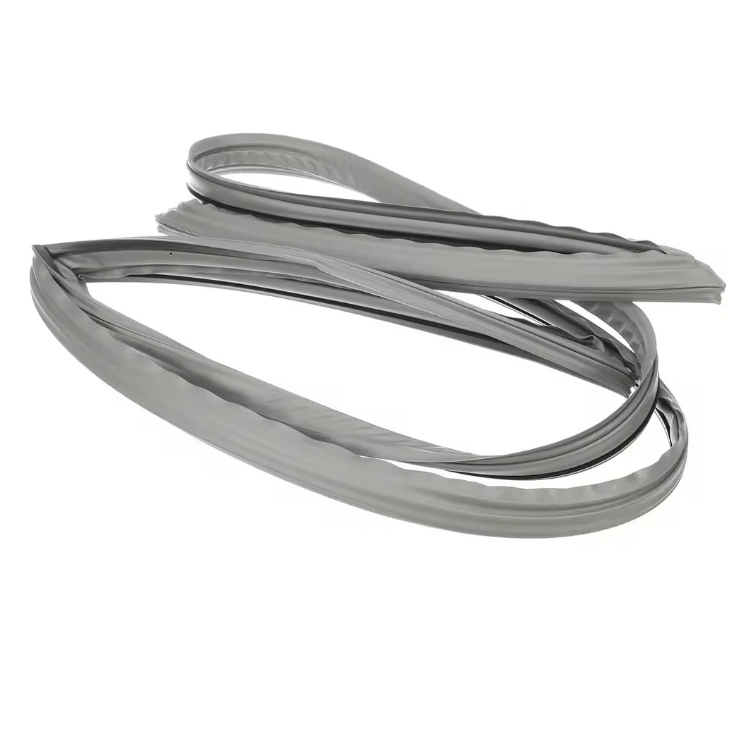 Whirlpool Refrigerator Fresh Food Door Gasket (Gray) - W10355582, Replaces: W10249916